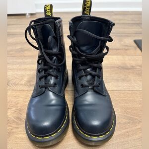 Dr. Martens Dark Navy Combat Boots